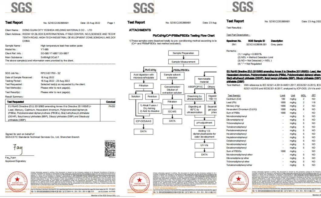 Lead-Free Solder Paste BGA Environmentally Friendly Tin-Silver Copper Sn99AG0.3cu0.7 OEM