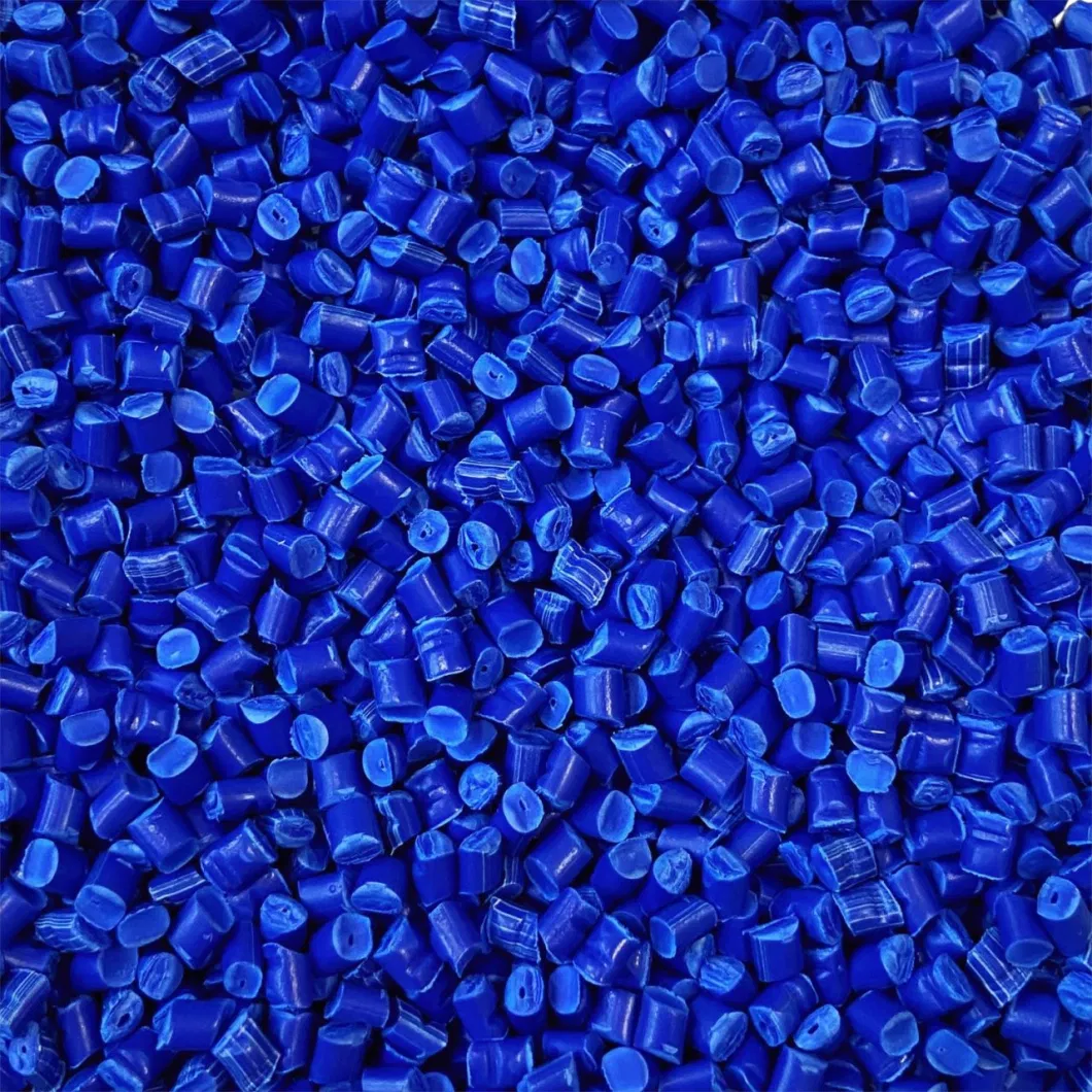 Anti-UV Blue PETG Masterbatch Pellets for Household Injection Molded Plastic Articles Thermoforming