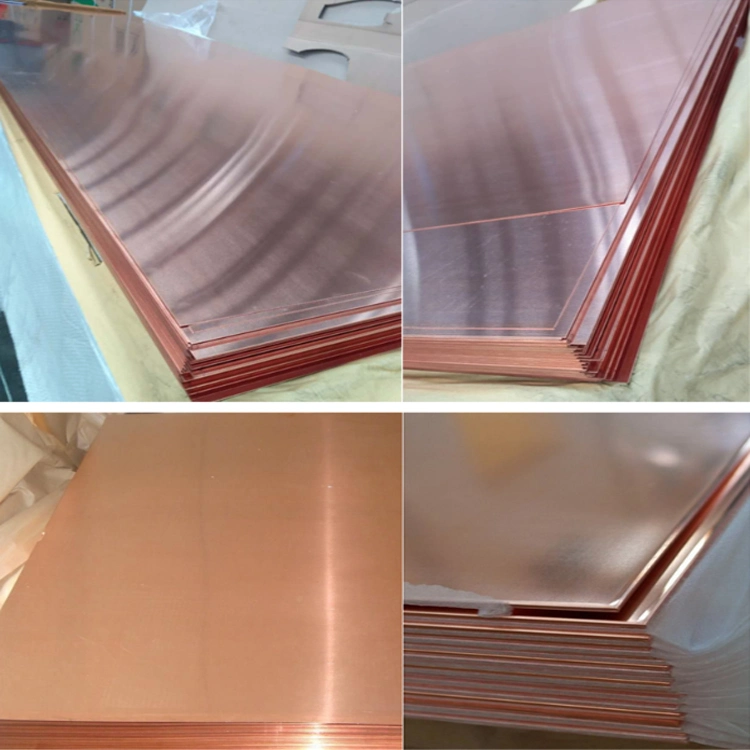 Customized 99.99 Pure Bronze Copper Sheet Metal / Pure Copper Plate