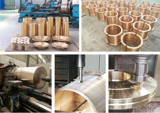 Specialized Production Custom Crusher Parts Copper Alloy Bushing Sintered Bearing