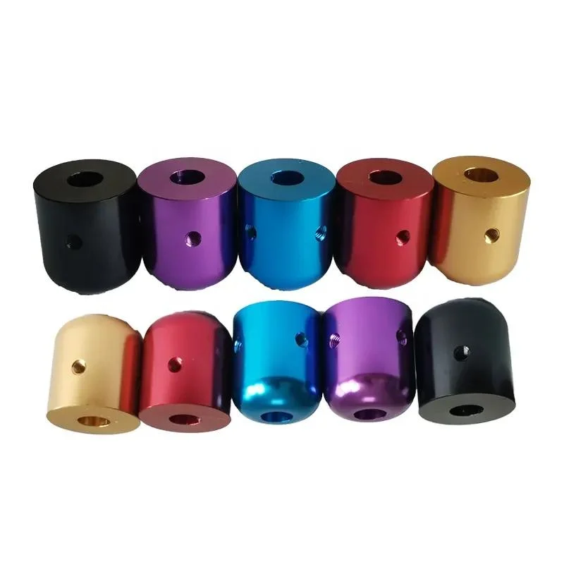 Custom Anodized Parts CNC Turning Parts Aluminum Bushing