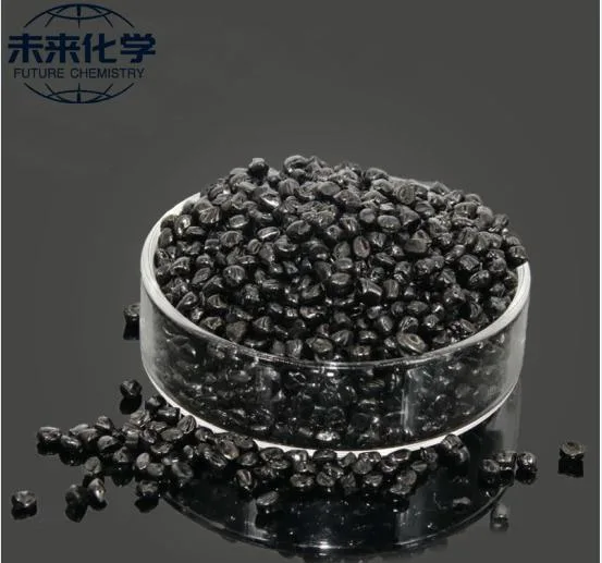 Black Granule PE Carbon Plastic Material Masterbatch for Black Injesction Products