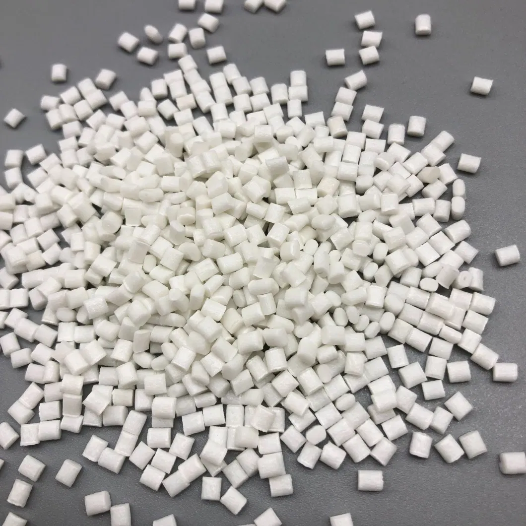 Grs Certified PCR Plastic Pellet White Recycle Pet Plastic Particles Pet