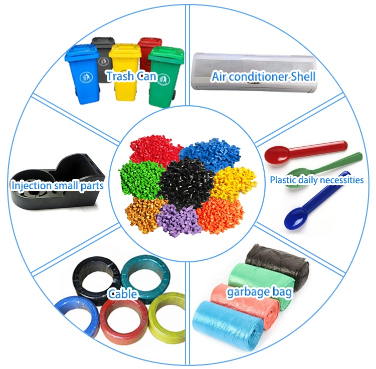 Plastic Colour Masterbatch PE PP Filler Calcium Carbonate CaCO3 Filler Masterbatch