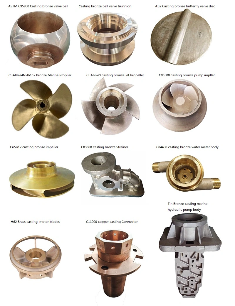 Casting Bronze Impeller/Bronze Marine Propeller/Marine Hardwares/Sand Casting Bronze/ Marine Blade