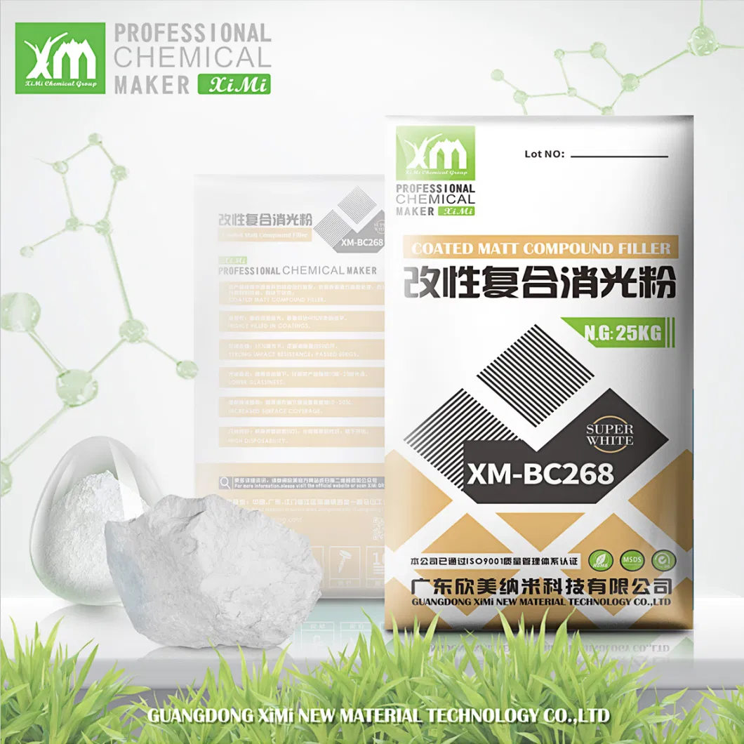 Factory Price Coated Calcium Carbonate CaCO3 for Powder Coating Matte Effect