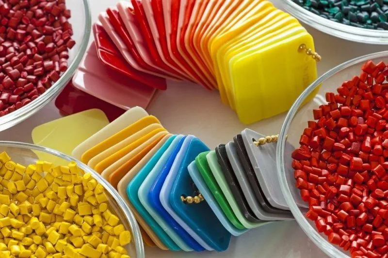ABS PLA 3D Printing Filament Plastic Material Pellets Orange Color Masterbatch