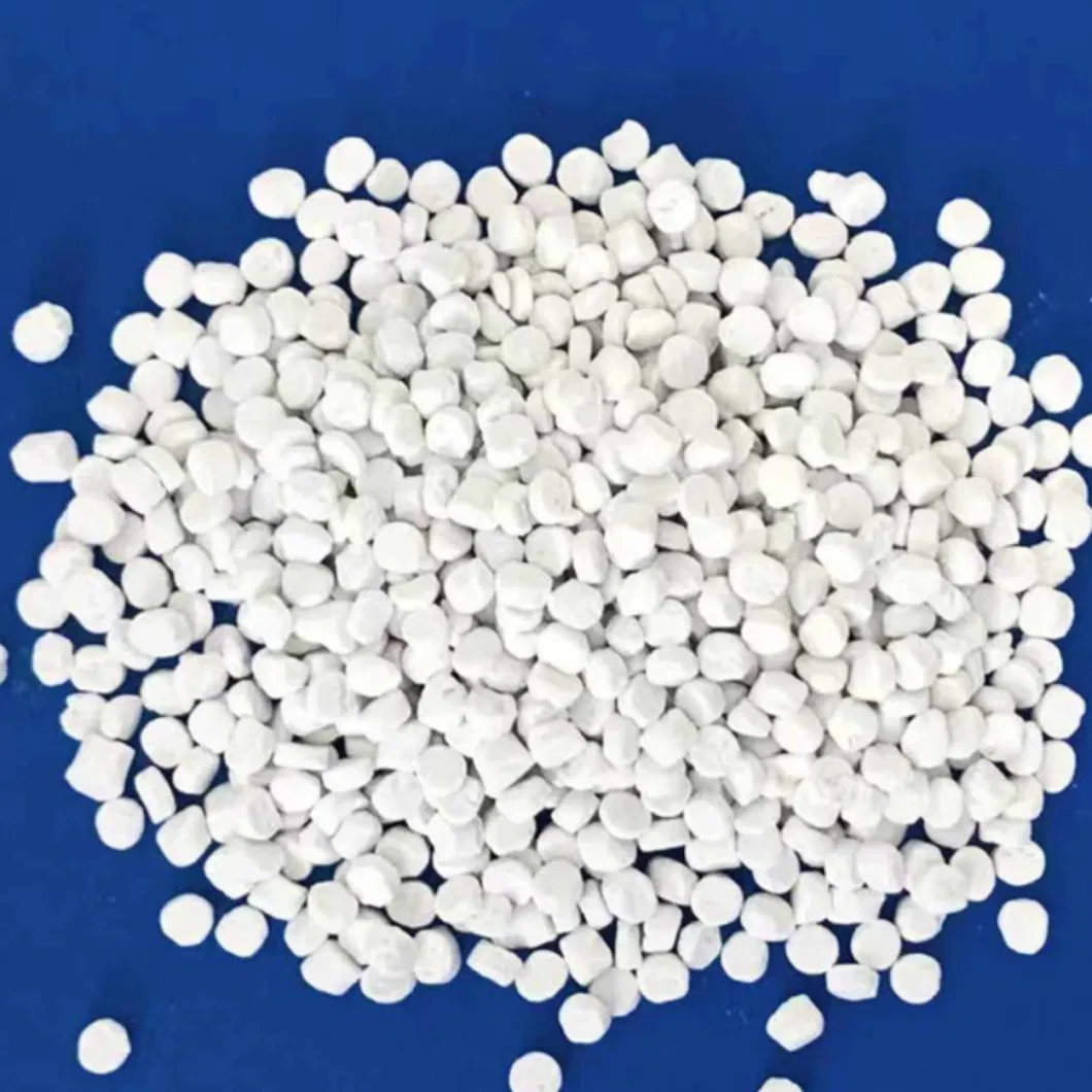 Functional 30%-50% CaCO3 Content Filler Plastic Masterbatch Blow Film Injection Molding Polymer China