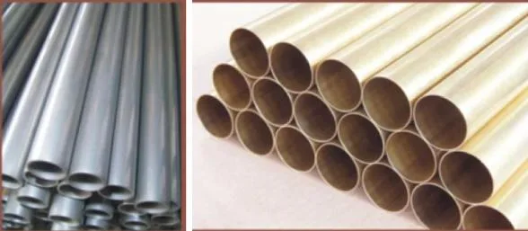 ASTM B111 C70600 C68700 C44300 Seamless Brass Admiralty Copper Nickel Water Tube Heat Exchanger/Condenser Pipe