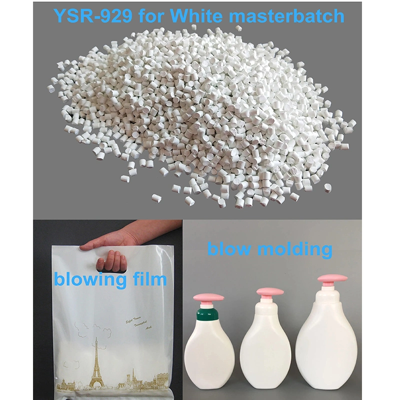 Titanium Dioxide Pigment Yan Shen TiO2 Factory Ysr-929 White Masterbatch for Blowing Film