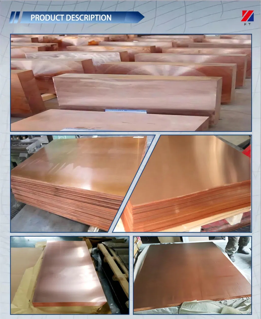 Customized 99.99% Pure Bronze Copper Sheet Metal