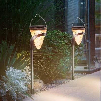 Luz de camping portátil de alta calidad impermeable LED de alta calidad Para el patio decorativo paisaje Jardín Pathway