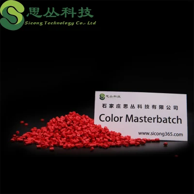 Proveedor chino Azul/Rojo Color Masterbatch Pet para Pet Plásticos Raw Materiales Color de mascotas Masterbatch para materias primas de plástico de mascotas
