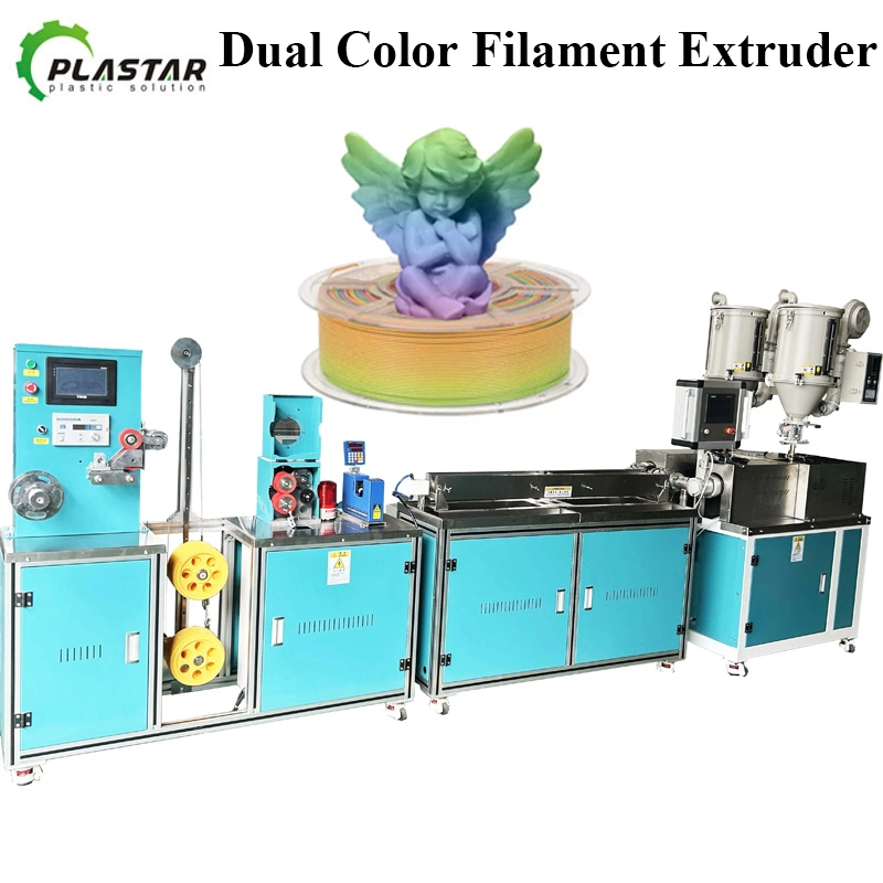 New Design Colorful Filament Making Machine with PLC Control/ Automatic PLA Rainbow Color 3D Printer Filament Production Line