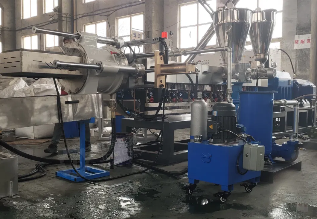 Masterbatch Filler MB and Color MB with CaCO3 Production Line with Water Cooling System