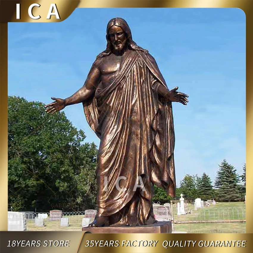 Outdoor Life Size Jesus Sculpture Bronze