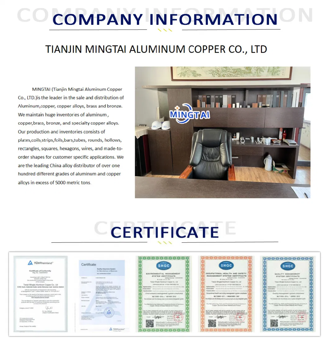 ASTM Standard Machinability C64210 Bronze Sheet for Aerospace