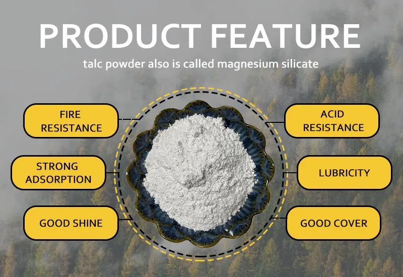 Talc Powder for Plastics High Purity White Mineral Talcum for PP Masterbatch