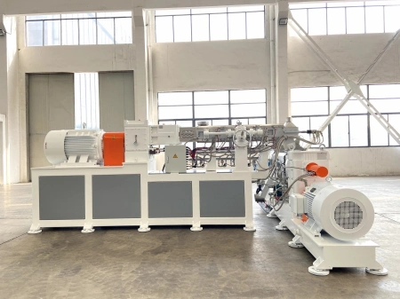 Hffr Production Line 500 -- 600 Kg/H Twin &amp; Single Screw Extruder Granulator