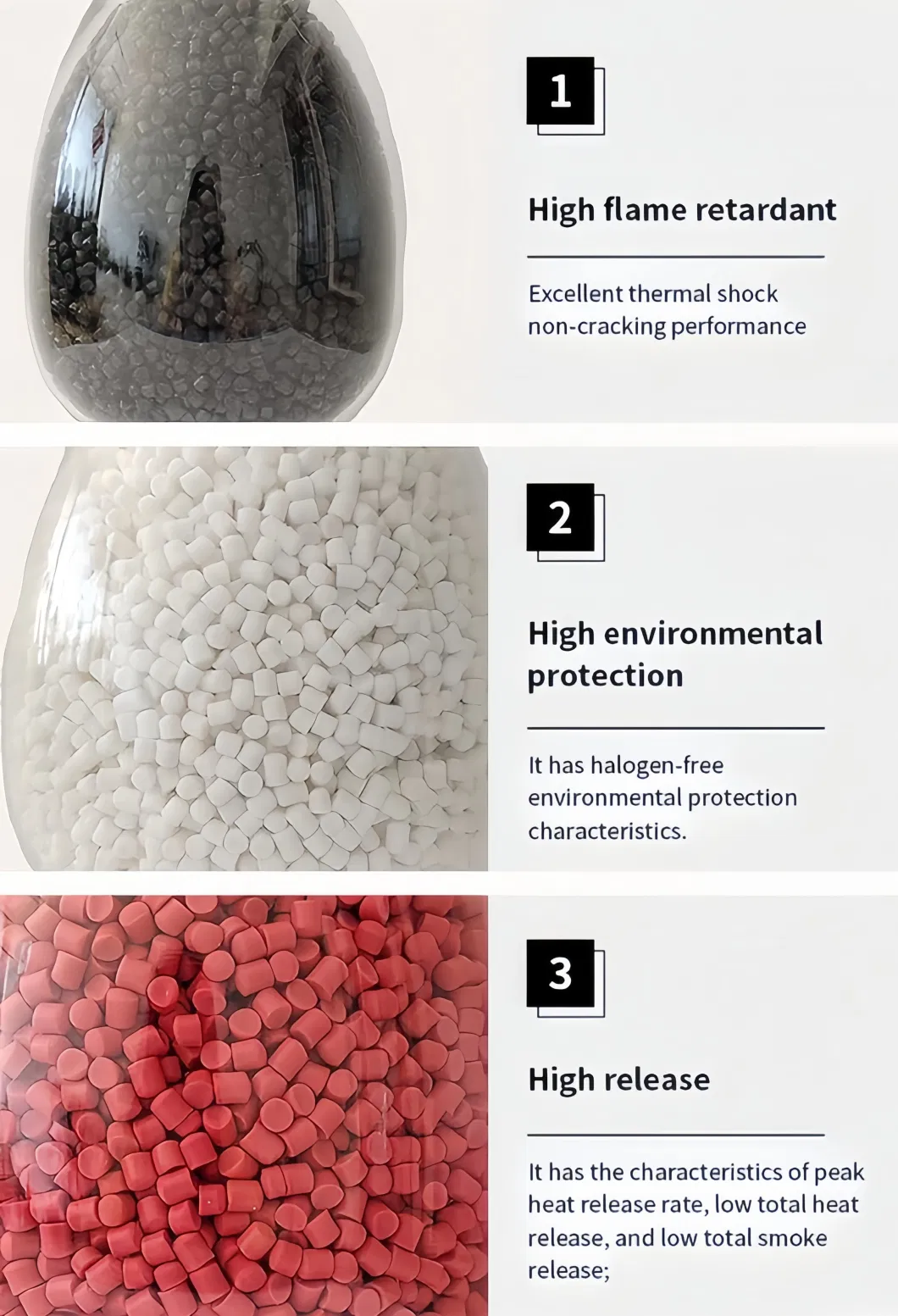 XLPE Raw Material Masterbatch for Railway Locomotive Cables