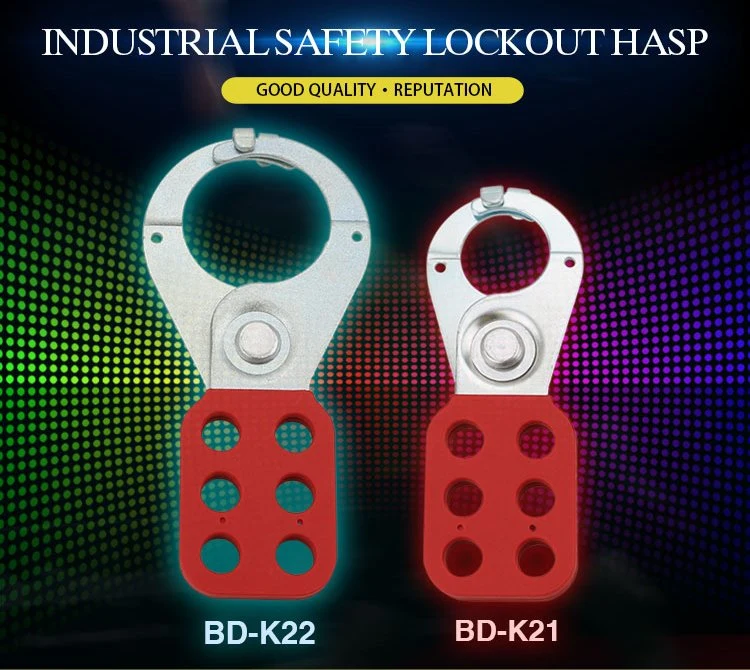 Steel Hasp with Hook Suitable for Industrial Safety