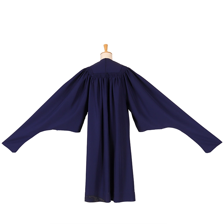 Custom Black Navy Academic College University Master Graduation Cap Gown