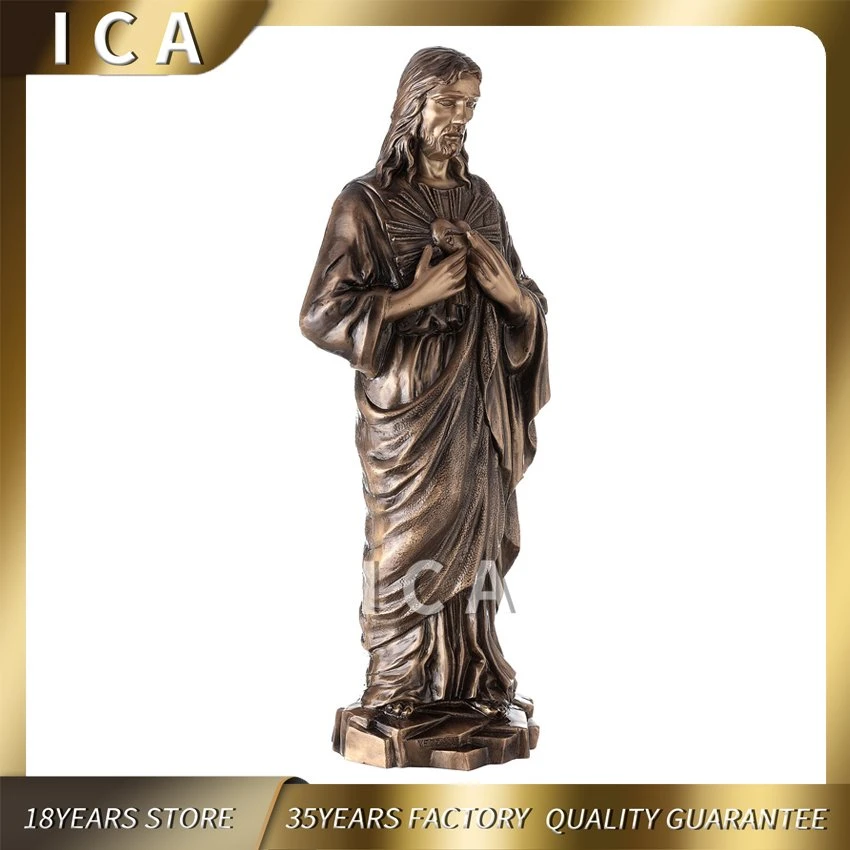 Bronze Sculpture Catholic Religious Statues for Pope Church