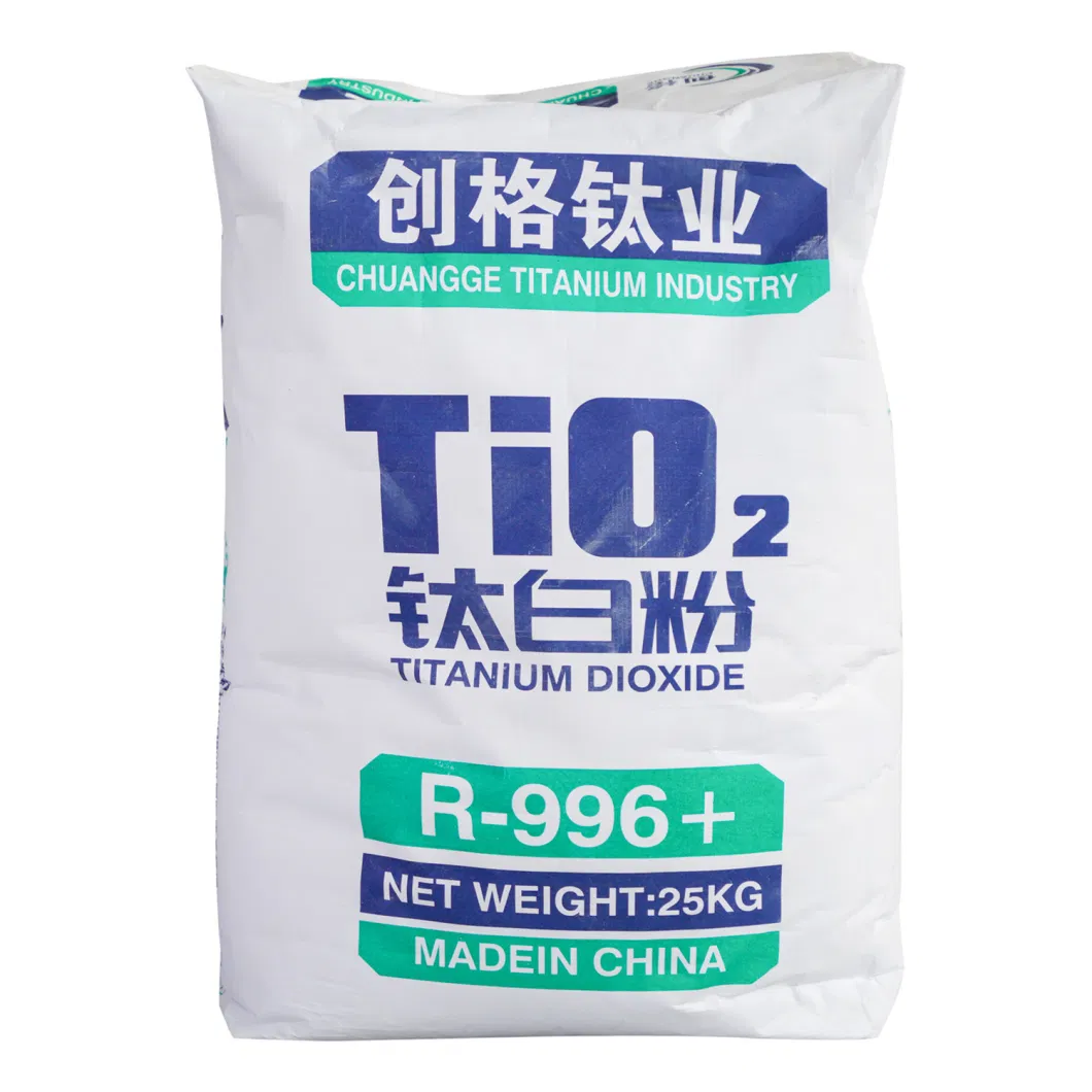 Exceptional Opacity Rutile Titanium Dioxide R996 TiO2 100% Manufacturer Original for Masterbatch