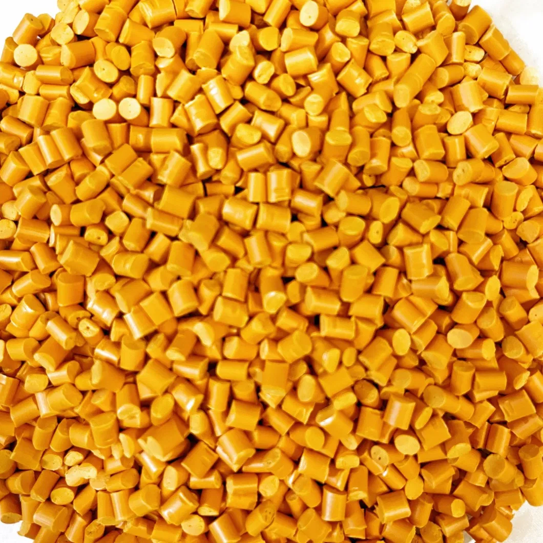 High Temperature Resistance Yellow PE Masterbatch for Aerospace Parts Injection