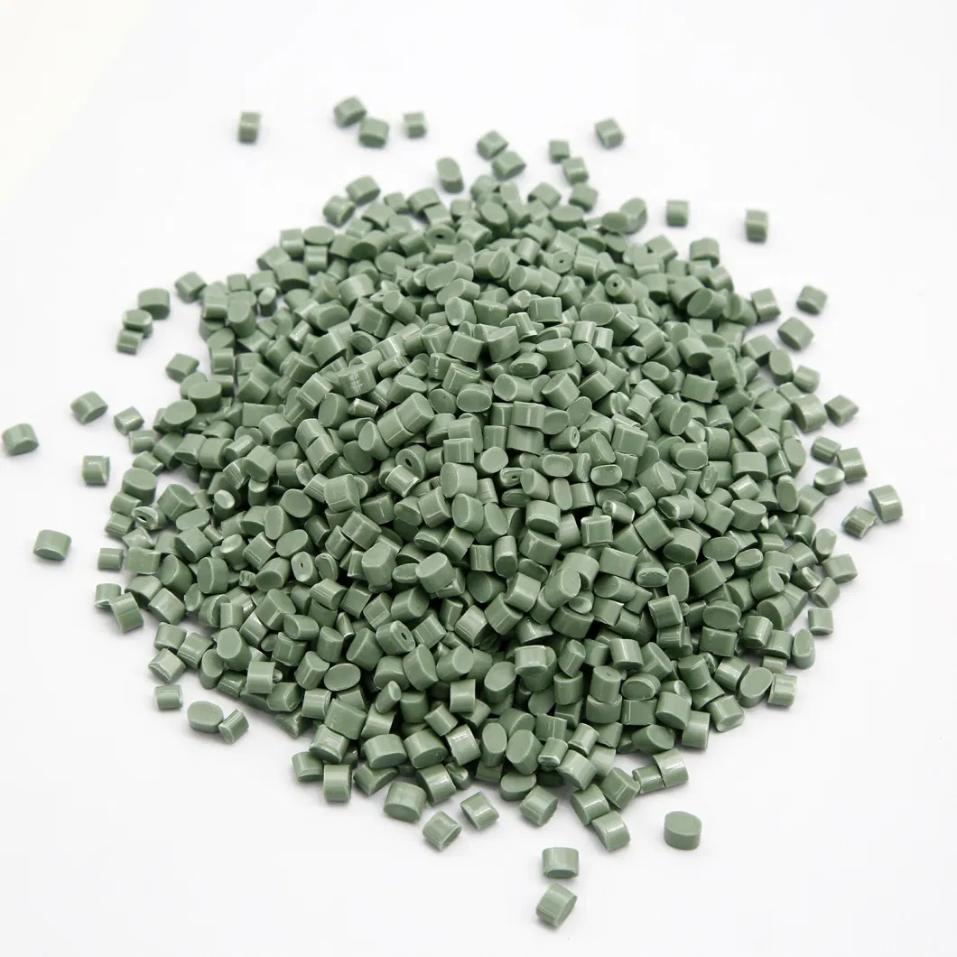 ABS, LDPE, HDPE, GPPS, PP Green Pigment Granule Anti-Ultraviolet Masterbatch for Household Appliances