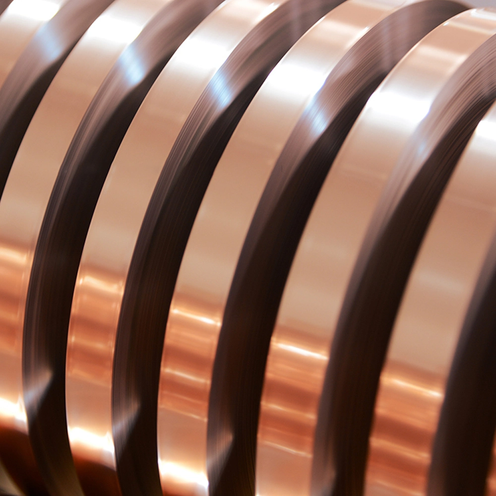T2 Copper Foil Tape Beryllium 0.01 mm Brass Thin Insulated ETP Copper Strips Roll Thin Copper Foil