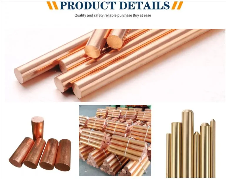 Cheap Price C2600 18mm Copper Bar Rods Alloy Export C14500 Tellurium 6mm Copper Round Bar Rods