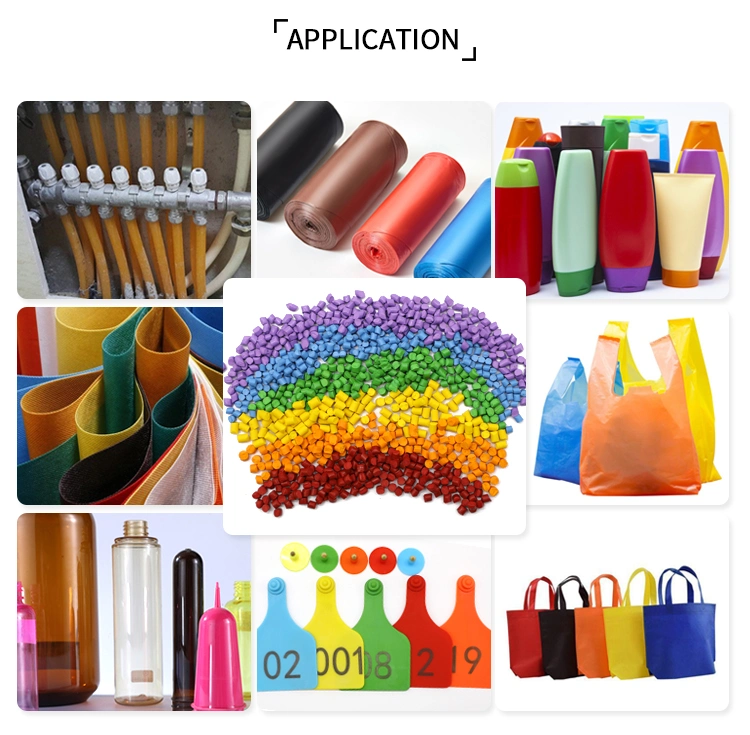 PP PE Color Masterbatch for Film or Other Plastic Products LDPE HDPE Carrier