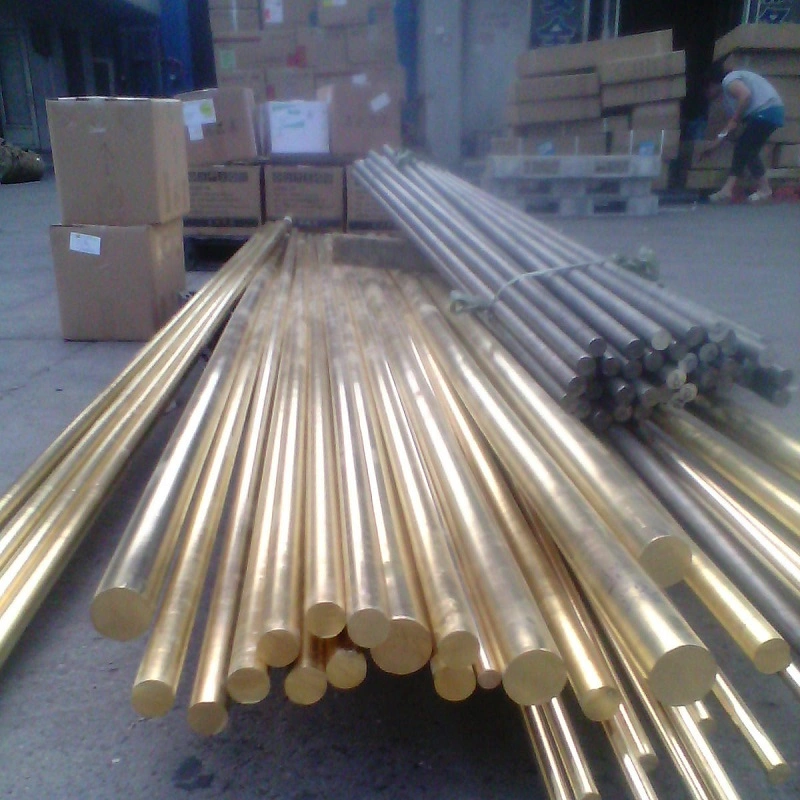 Cuzn40pb2 / C38000 Yellow Brass Bar Round Flat Square Shape Copper Bars