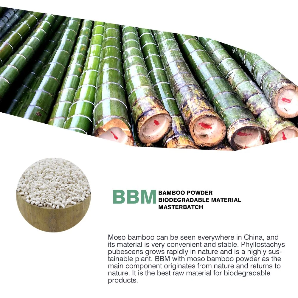 High Grade Bamboo Powder Biodegradable Masterbatch for Blowing Film