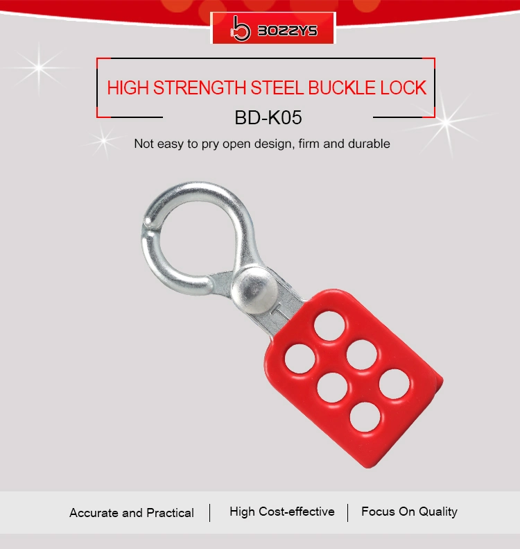 Bozzys High Strengthened Steel Lockout Hasp with 25mm Hook