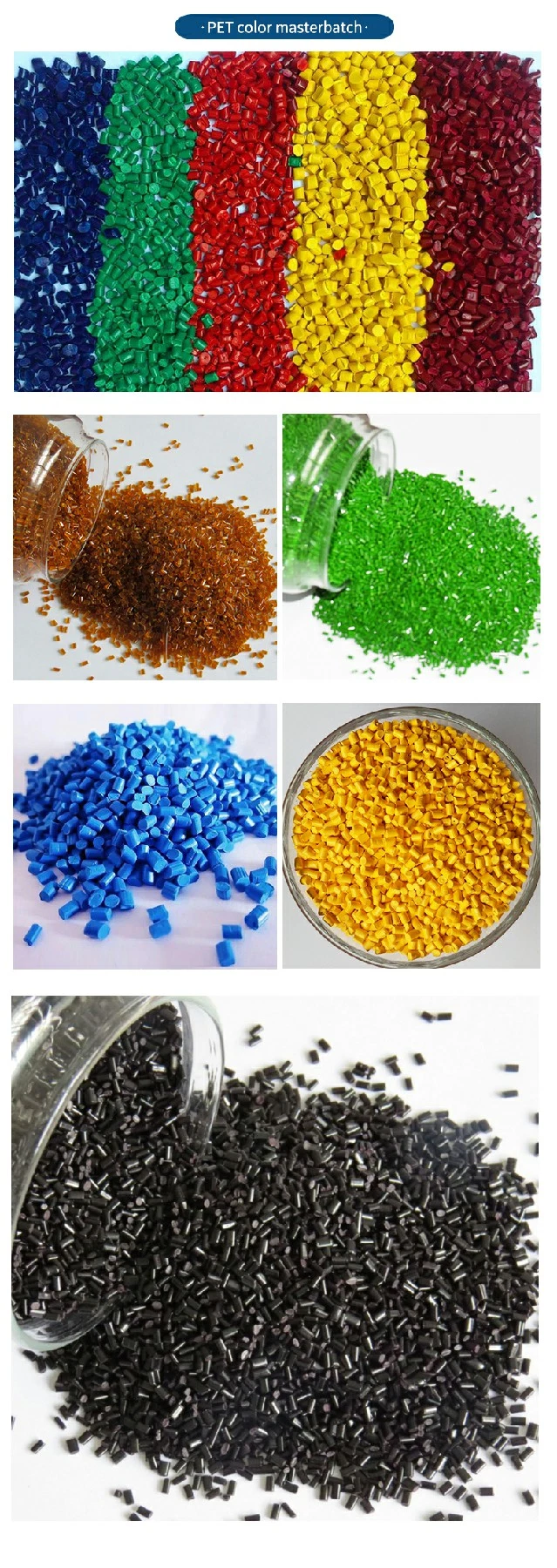 Low Price Pet Blue Color Master Batch DTY FDY Nonwoven Fabric Filler Plastic Masterbatch