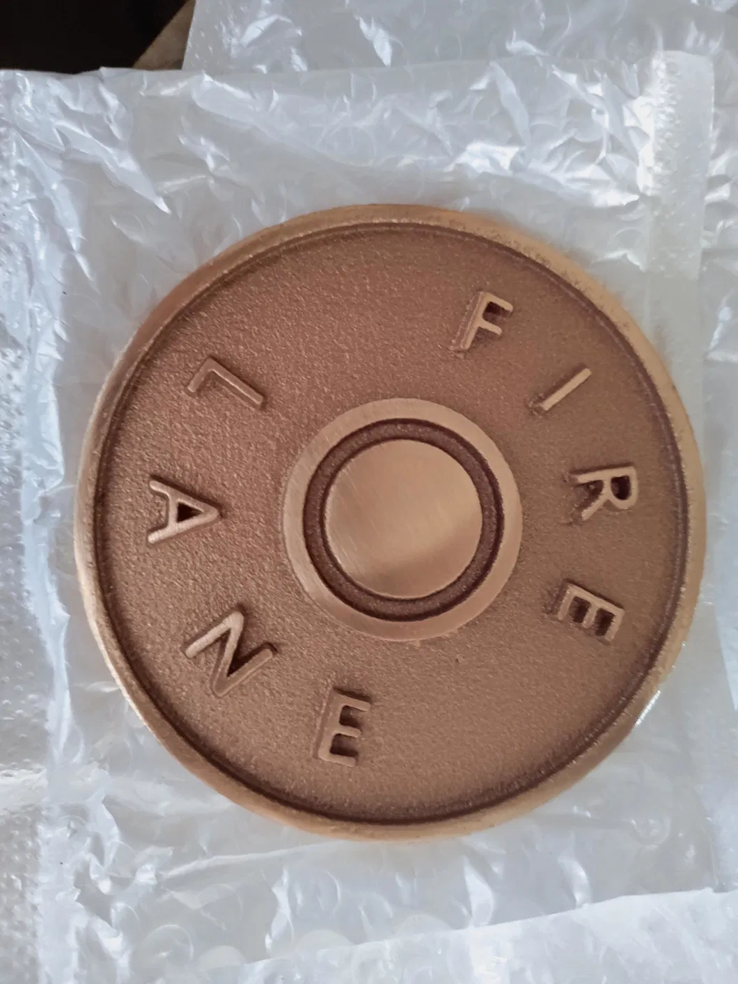 OEM Copper Sand Casting Services Manufacturing Brass Bronze Medallions for Firewire Sign