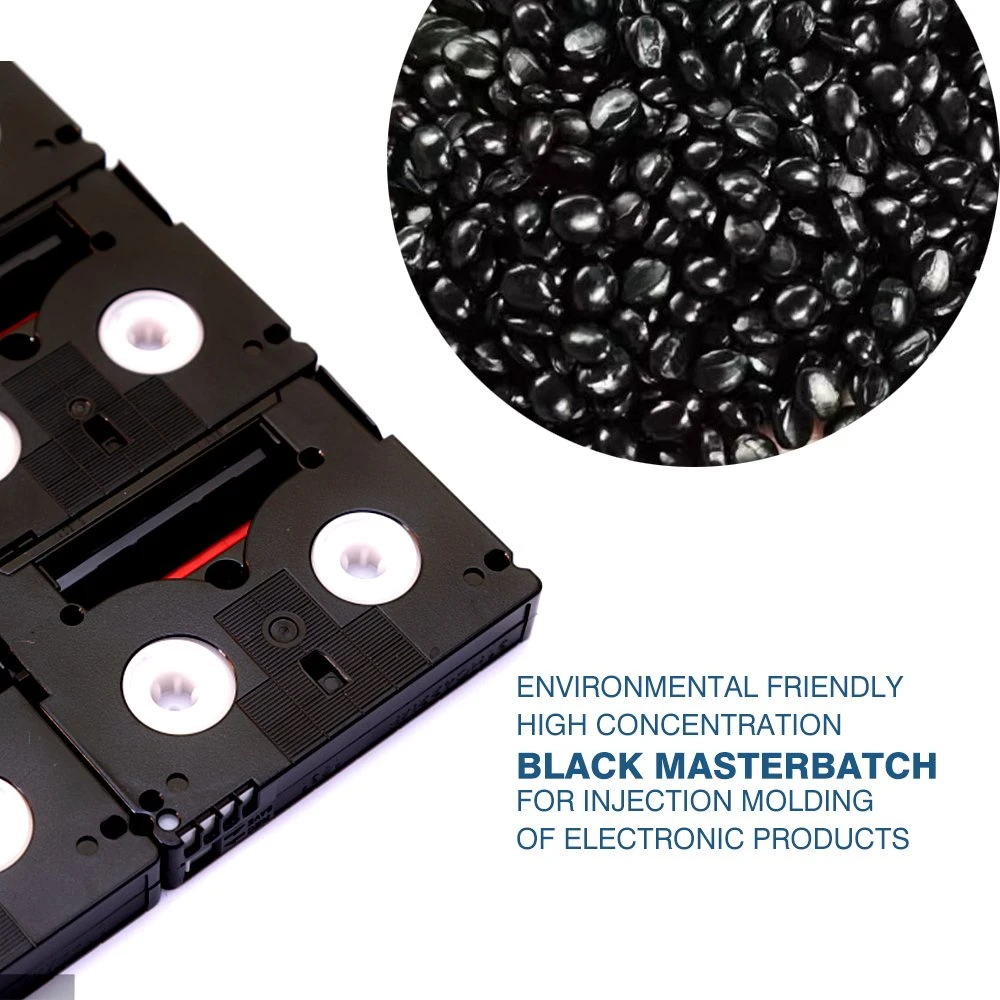 5%-50% Carbon Black Content ABS PP PE Pet Plastic Raw Material Colorant Pellet Black Masterbatch
