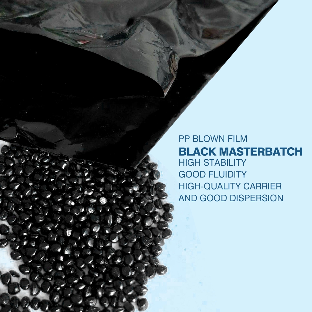 5%-50% Carbon Black Content ABS PP PE Pet Plastic Raw Material Colorant Pellet Black Masterbatch