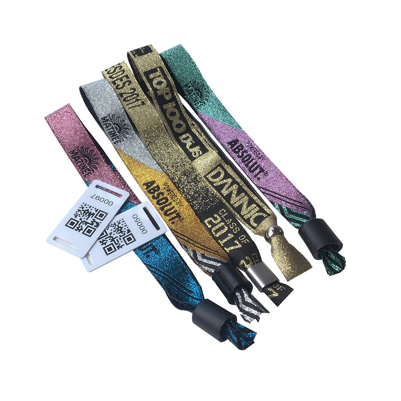 Printable Wristbands Disposable Festival Event Ticket with RFID NFC Smart Chip