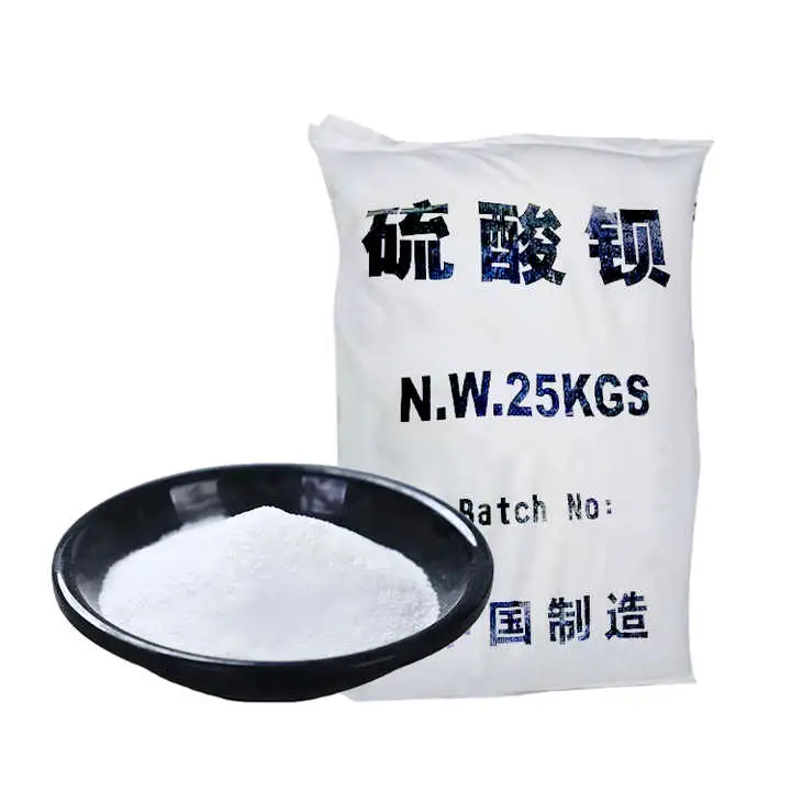 Baso4 Precipitated Barium Sulfate Industrial Use Whiteness 98.5% CAS 7727-43-7