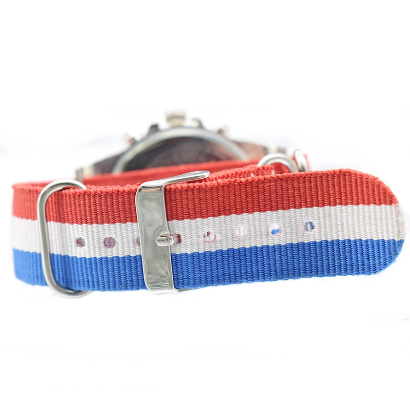 Wholesale Leisure Quality Nylon Strap Men Quartz Wrist Watch (cm0066)