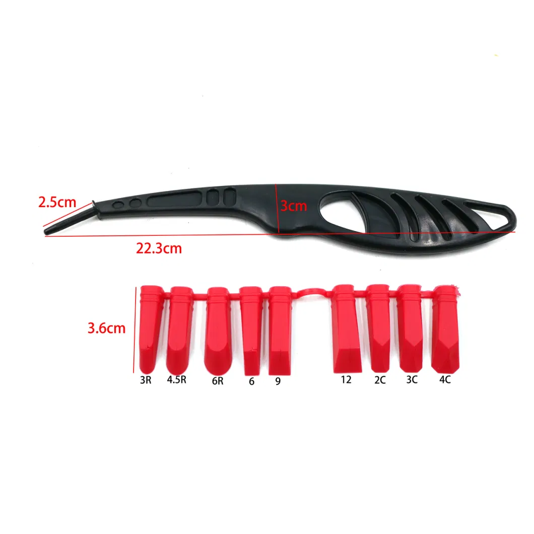 Silicone Sealant Master 10PCS (9PCS red beads +one black body) Caulking Tool Kit Silicone Finishing Tool for Tight Areas Bathroom Kitchen Window Sink