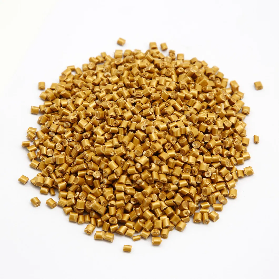 Kyou Yellow ASA/ABS/PE/PS/PA/PC High Quality Plastic Pigment Granule Masterbatch for Extruded