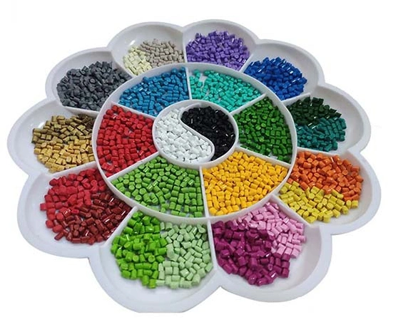 Wholesale PP PE ABS PLA EVA Colorant Bulk Plastic Material Pellets Granule Particle Pet Plastic Color Masterbatch