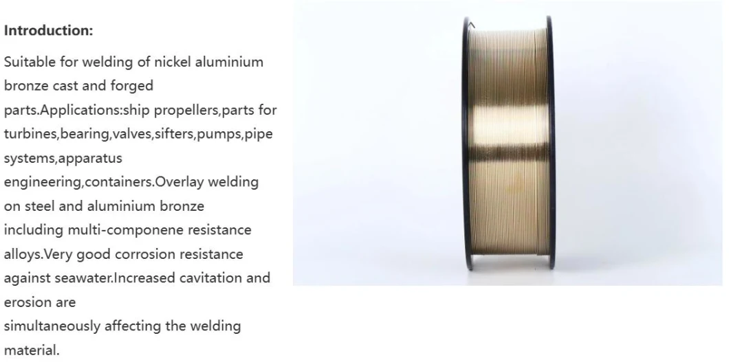 Factory Supply High Quality Nickel Aluminum Bronze Welding Wires Ercunial