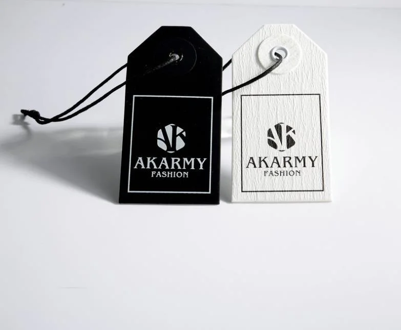 Luxury Custom Printed Logo Hang Tags/Swing Tickets/Price Tickets