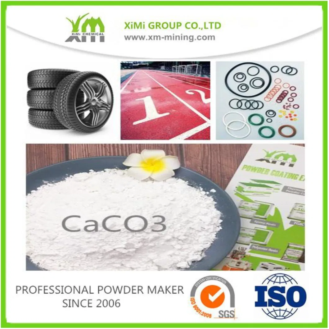 Calcium Carbonte Chemical Powder Applied to Rubber Plastic CaCO3