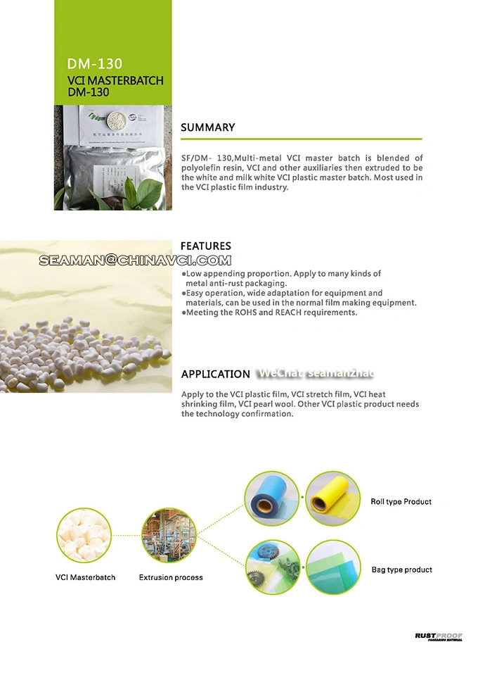 Quality Chemical Polypropylene Plastic Additive Vci Masterbatch Price Manufacturer